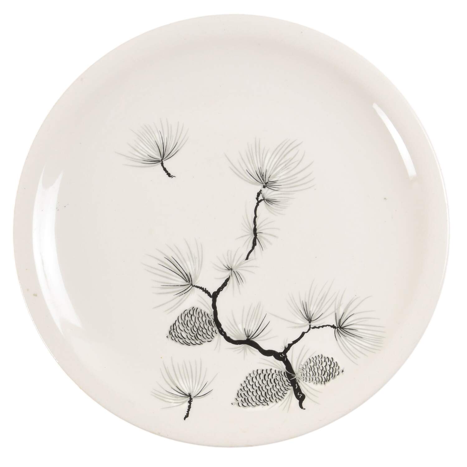 Pine Cone Salad Plate by Harker-1