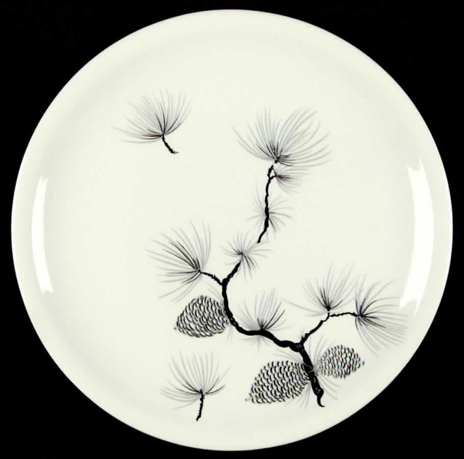 Pine Cone Dinner Plate by Harker-1