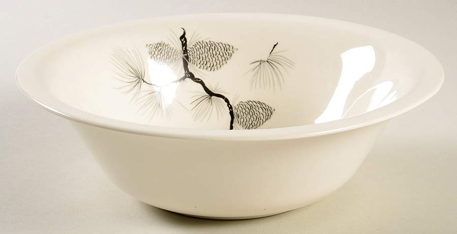 Pine Cone 8" Round Vegetable Bowl by Harker-1