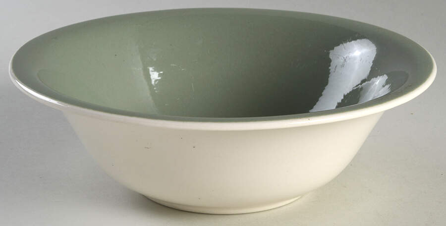 Provincial Tulip Green 8" Round Vegetable Bowl by Harker-1