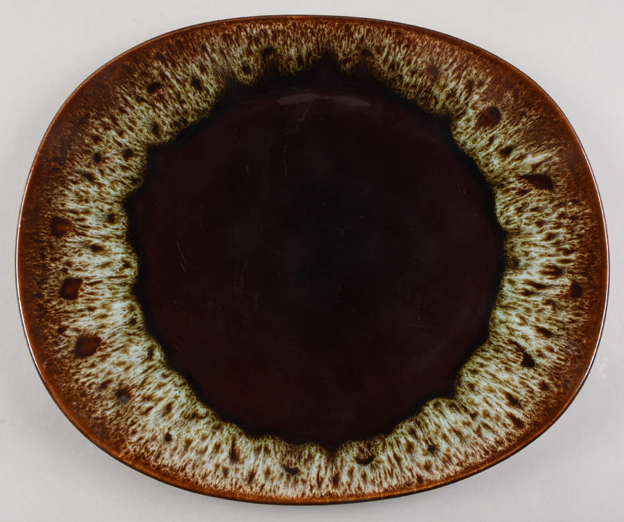 Rawhide 13" Oval Serving Platter by Harker-1