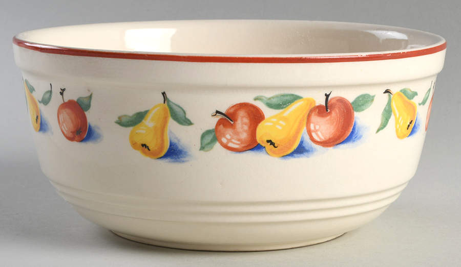 Red Apple II Hotoven Round Vegetable No Lid by Harker-1