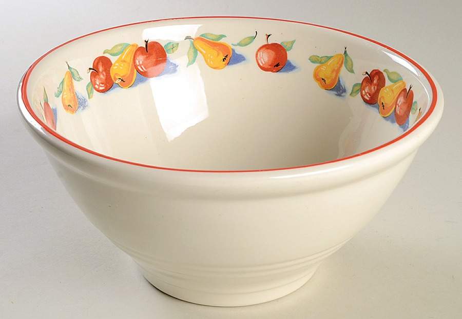 Red Apple II Hotoven 9" Round Vegetable Bowl by Harker-1