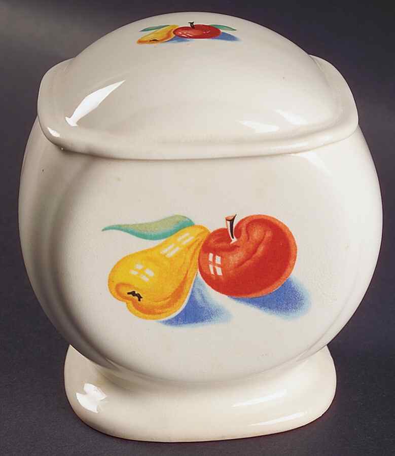 Red Apple II Hotoven Drip Jar & Lid (No Strainer) by Harker-1