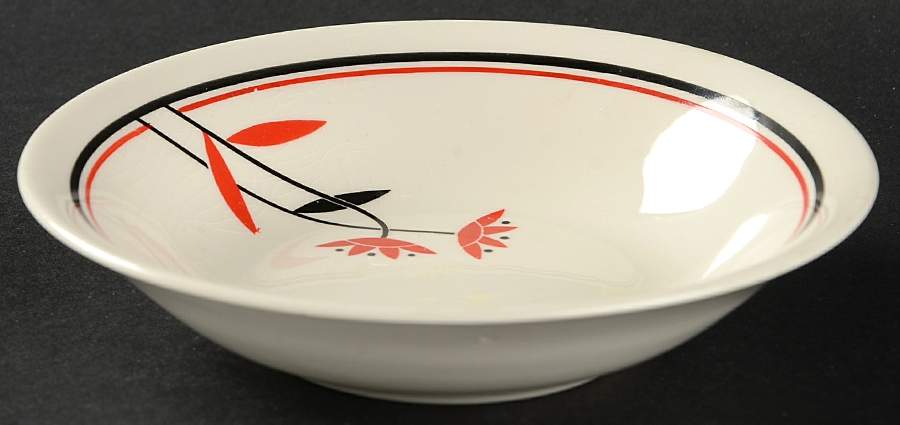 Red Daisies Fruit/Dessert (Sauce) Bowl by Harker-1