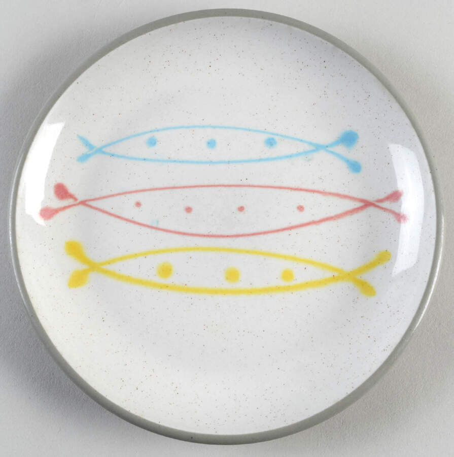 Seafare Salad Plate by Harker-1