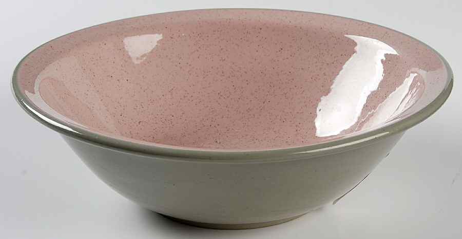 Shell Pink 8" Round Vegetable Bowl by Harker-1