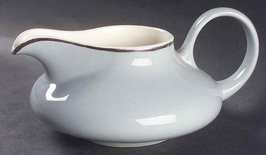 Slender Leaf Gray Creamer by Harker-1