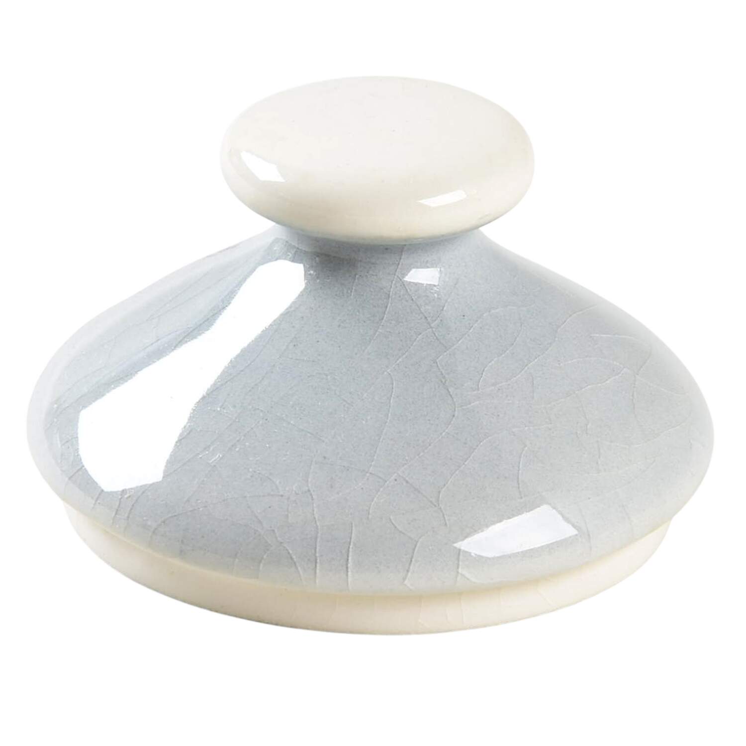 Springtime (Gray Rim) Lid for Sugar Bowl by Harker-1