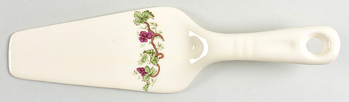 Vintage Solid Ceramic Pie/Cake Server by Harker-1