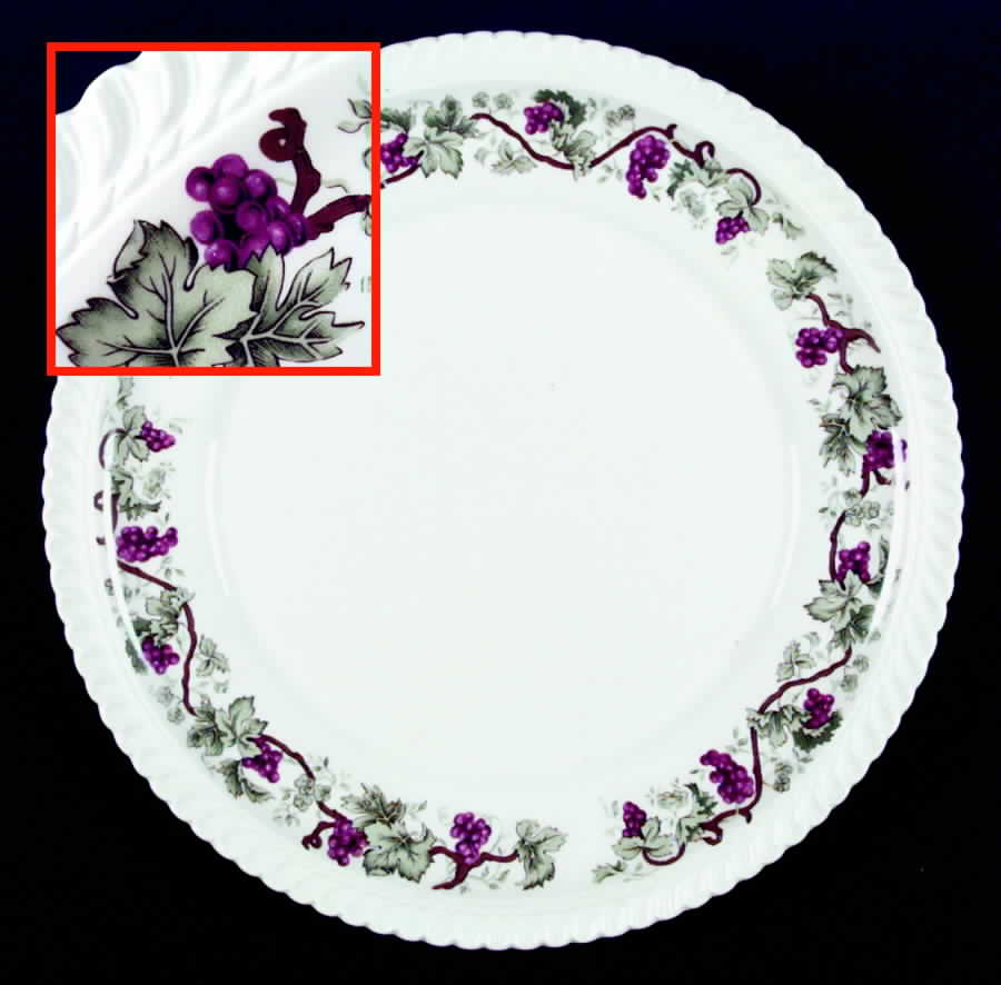 Vintage Dinner Plate by Harker-1