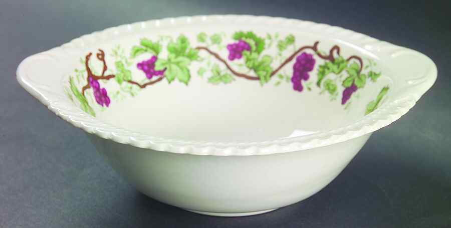 Vintage Lugged Cereal Bowl by Harker-1