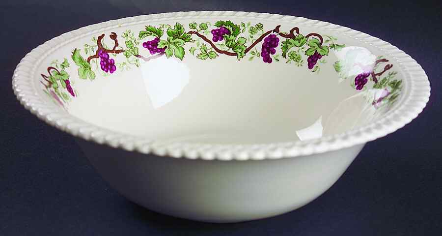 Vintage 8" Round Vegetable Bowl by Harker-1