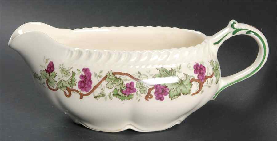 Vintage Gravy Boat by Harker-1