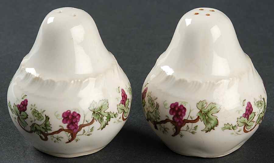 Vintage Salt & Pepper Set by Harker-1
