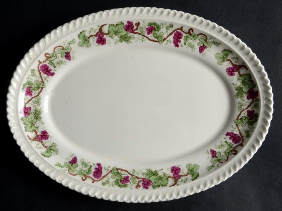 Vintage 11" Oval Serving Platter by Harker-1