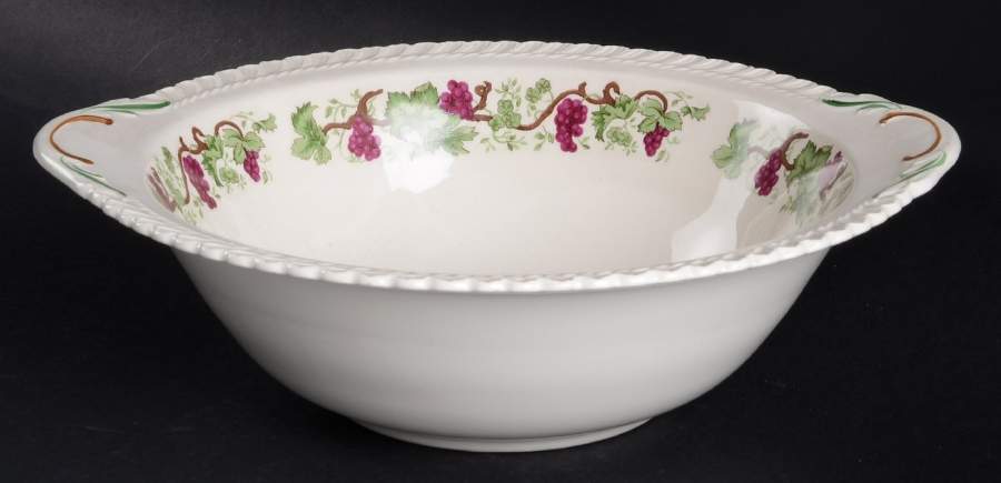 Vintage 10" Round Vegetable Bowl by Harker-1