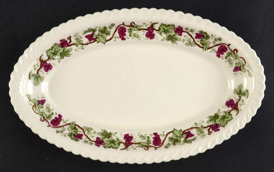 Vintage Relish/Gravy Underplate by Harker-1