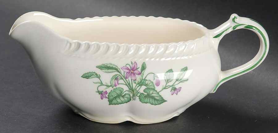 Violet Gravy Boat by Harker-1
