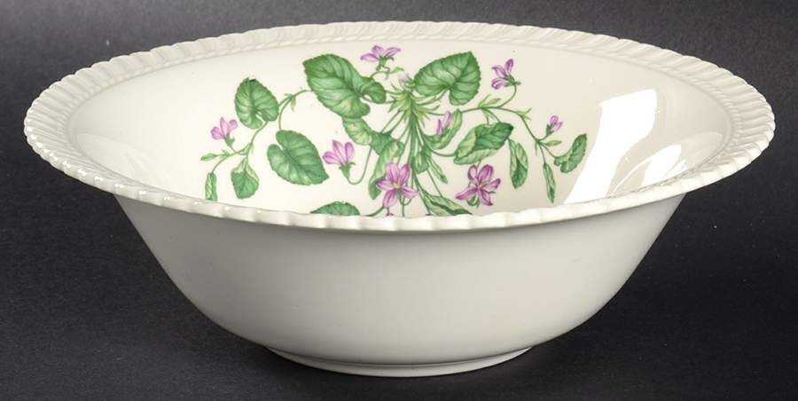 Violet 7" Round Vegetable Bowl by Harker-1