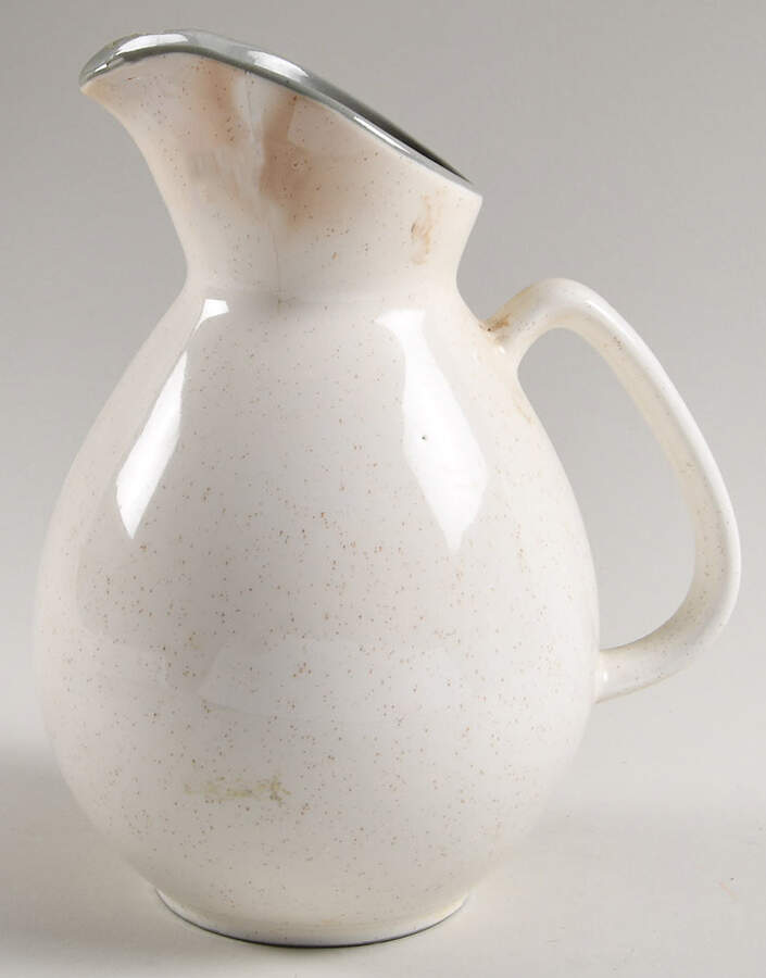 White Cap Coffee Pot No Lid by Harker-1