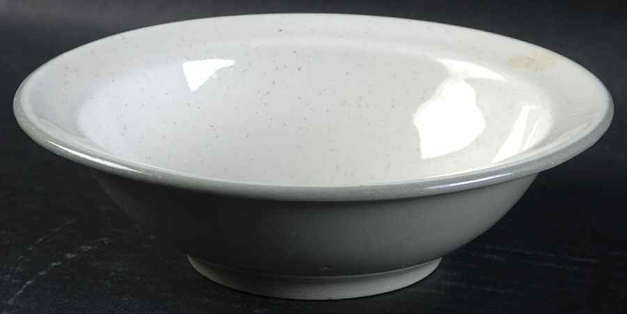 White Cap Rim Cereal Bowl by Harker-1