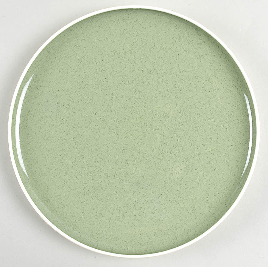 White Clover Meadow Green Dinner Plate by Harker-1