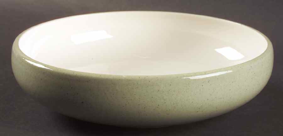 White Clover Meadow Green 8" Round Vegetable Bowl by Harker-1