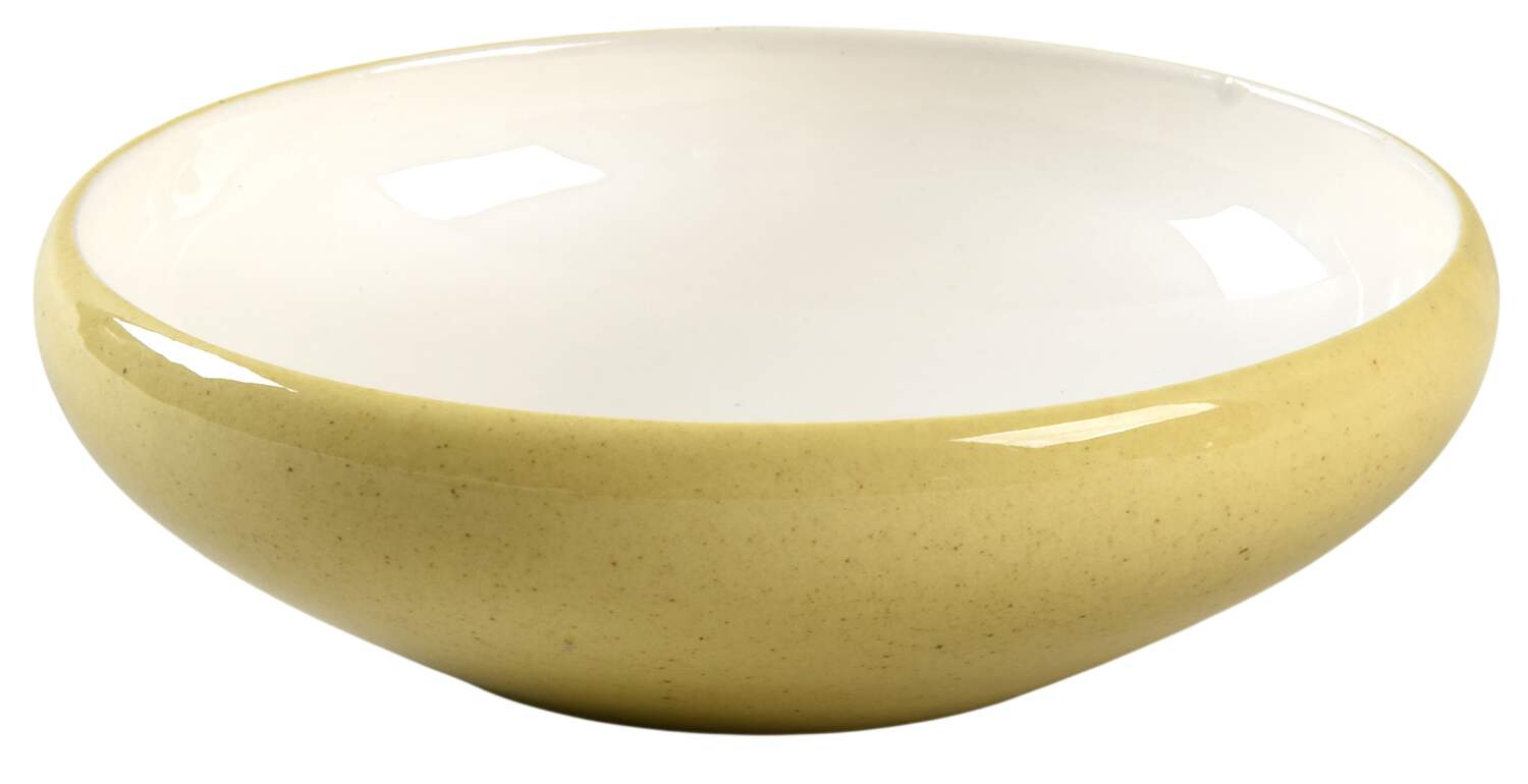 White Clover Golden Spice (Yellow) Sugar Bowl No Lid by Harker-1
