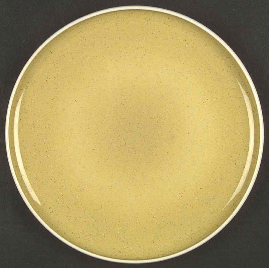 White Clover Golden Spice (Yellow) Dinner Plate by Harker-1