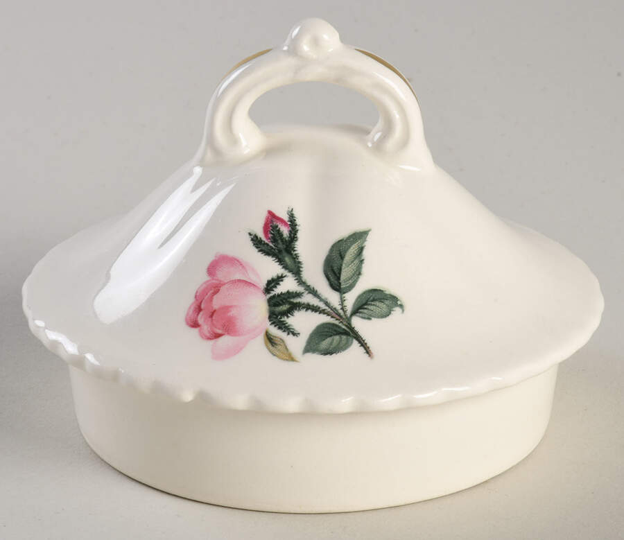 Wild Rose (Royal Gadroon) Lid for Teapot by Harker-1