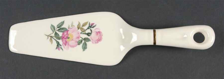 Wild Rose (Royal Gadroon) Solid Ceramic Pie/Cake Server by Harker-1