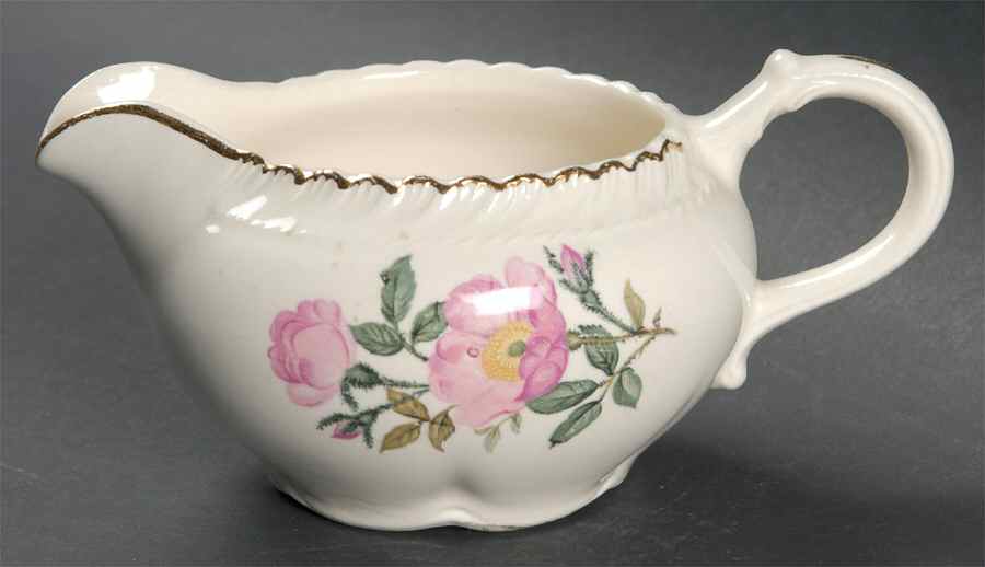 Wild Rose (Royal Gadroon) Creamer by Harker-1