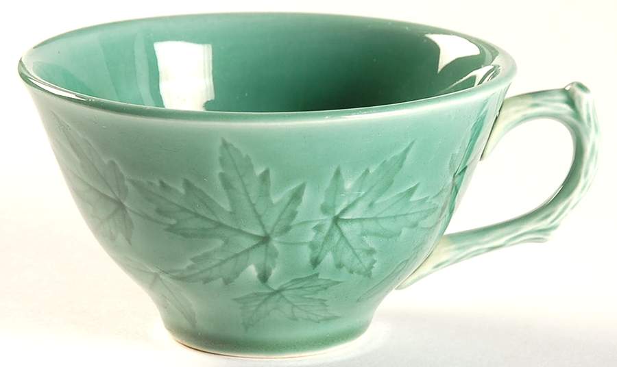 Woodsong Sherwood Green Flat Cup by Harker-1