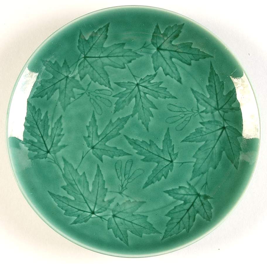 Woodsong Sherwood Green Salad Plate by Harker-1