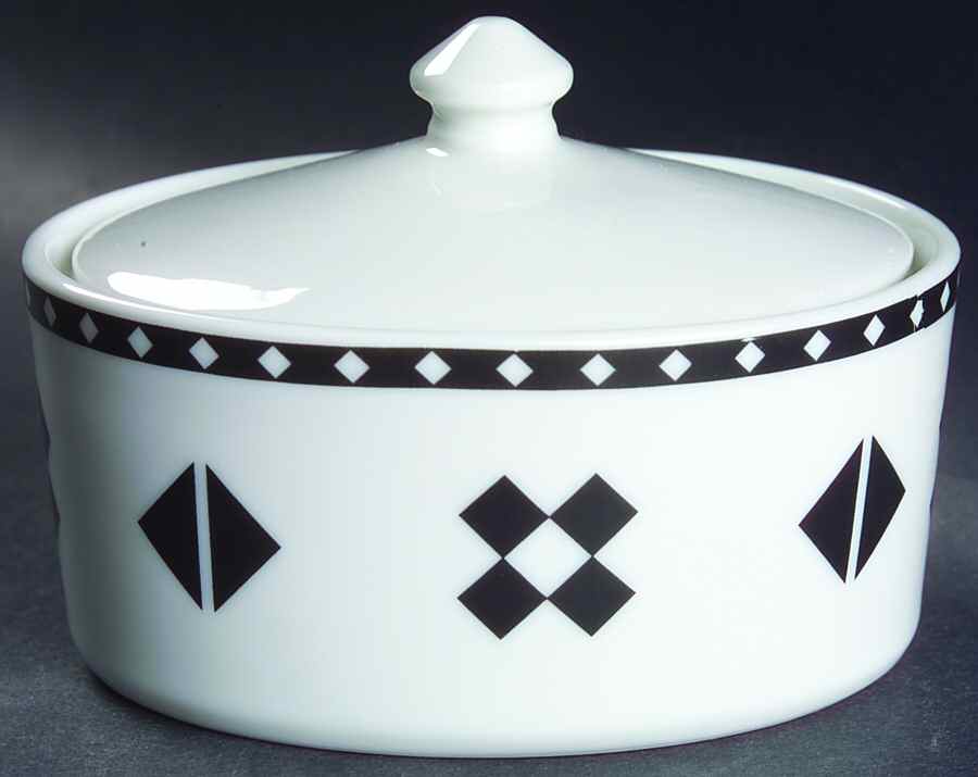 Othello (Japan) Sugar Bowl & Lid by Habitat-1