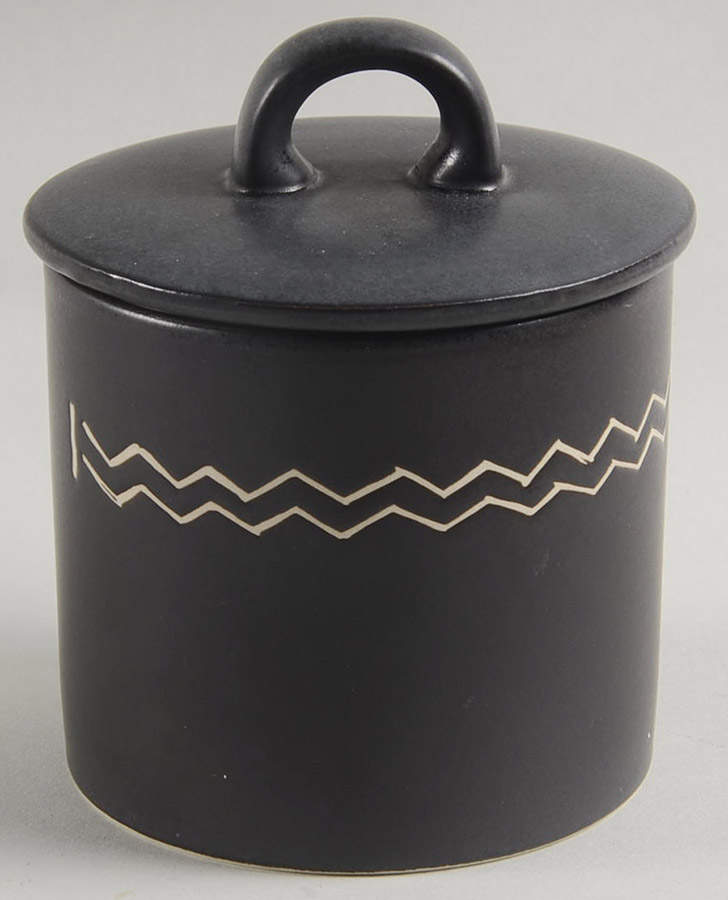 Scraffito Sugar Bowl & Lid by Habitat-1