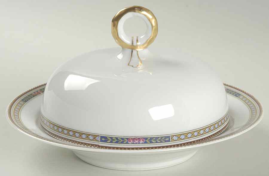 10099 Round Covered Butter by Heinrich - H&C-1