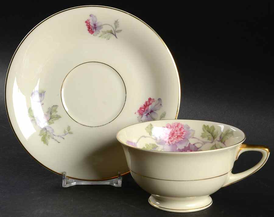 11898 Footed Cup & Saucer Set by Heinrich - H&C-1