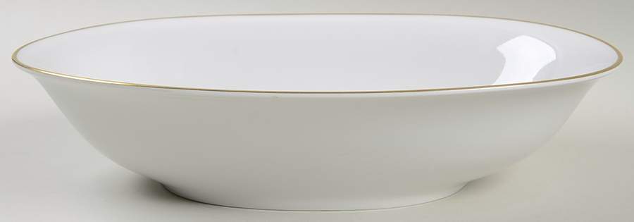 14092 White 10" Oval Vegetable Bowl by Heinrich - H&C-1