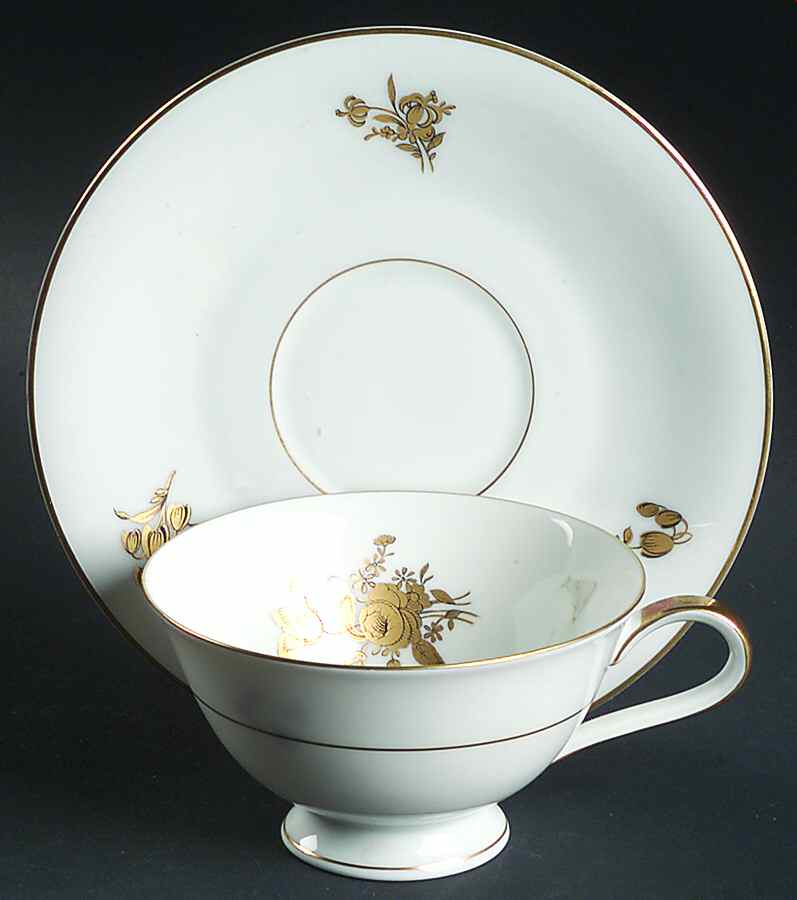 16334 Footed Cup & Saucer Set by Heinrich - H&C-1