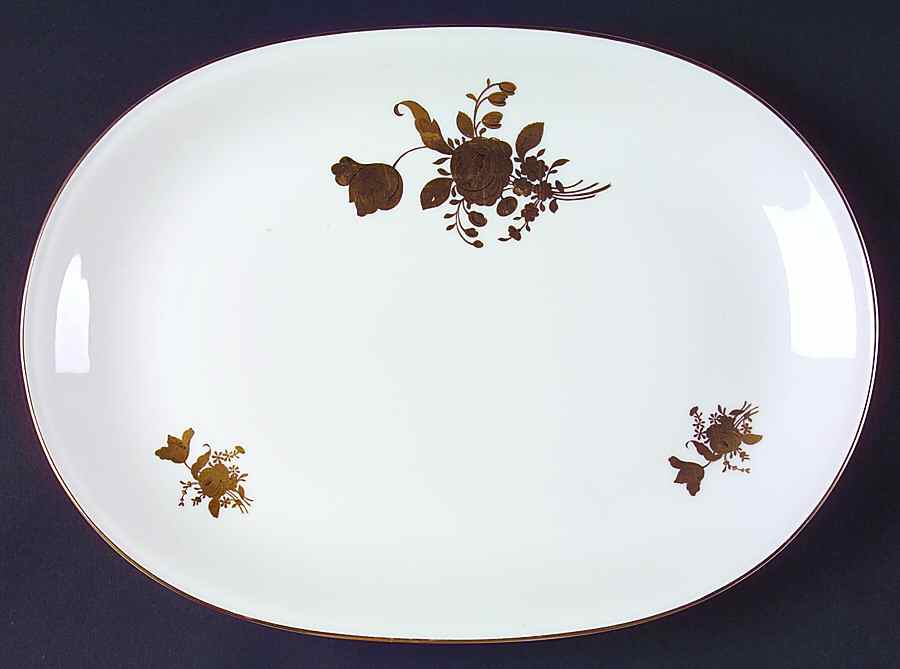 16334 13" Oval Serving Platter by Heinrich - H&C-1