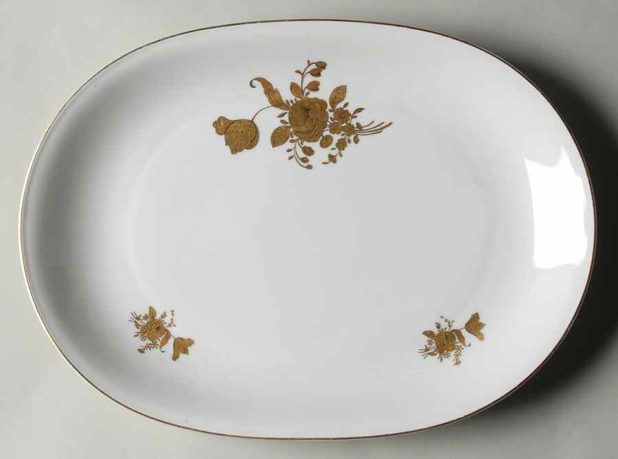 16334 14" Oval Serving Platter by Heinrich - H&C-1