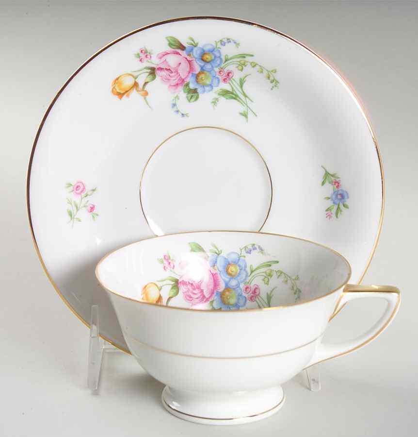 16419 Footed Cup & Saucer Set by Heinrich - H&C-1