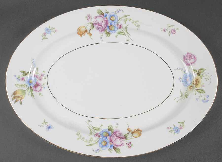 16419 14" Oval Serving Platter by Heinrich - H&C-1