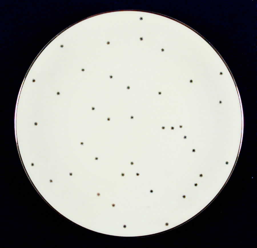 17992 (Cream Background) Salad Plate by Heinrich - H&C-1