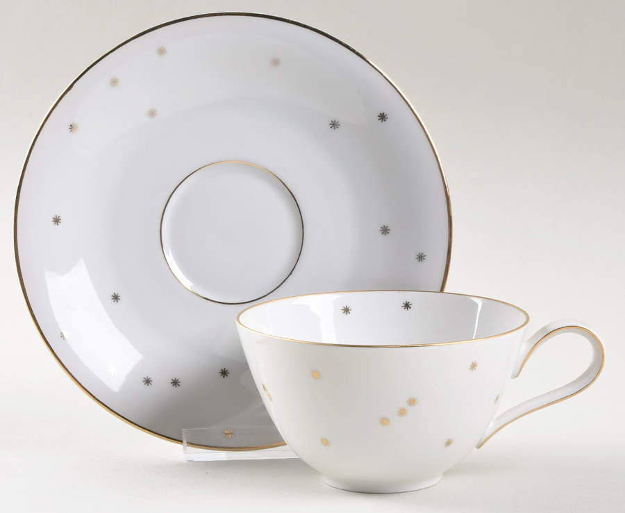 6851 Flat Cup & Saucer Set by Heinrich - H&C-1