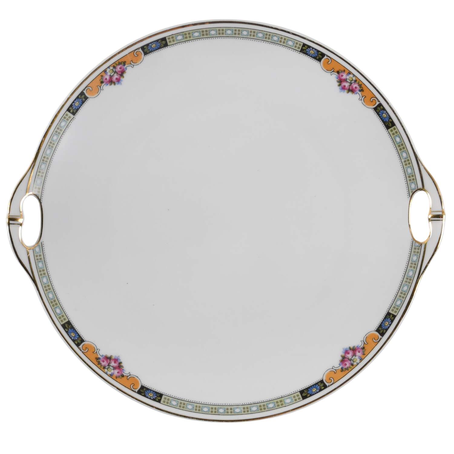 Admiral Handled Cake Plate by Heinrich - H&C-1