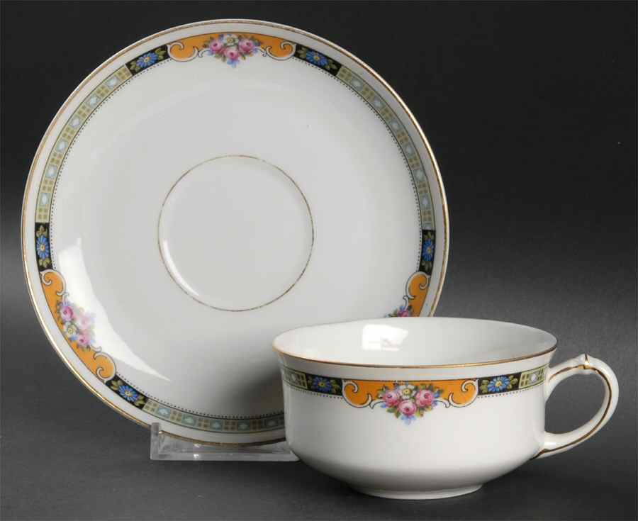 Admiral Flat Cup & Saucer Set by Heinrich - H&C-1
