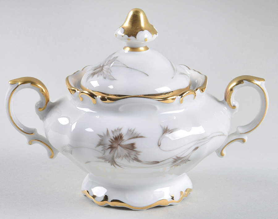Arabesque Mini Sugar Bowl & Lid by Heinrich - H&C-1
